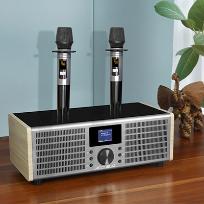 阿隆索H2家庭ktv音響k歌卡拉ok一體機無線麥克風家用客廳藍牙音響
